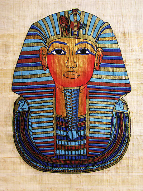 istock Papyrus with portrait of Pharaoh 149332863