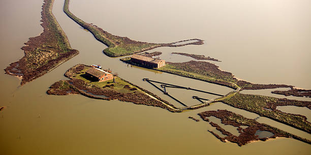 comacchio valley, italy - comacchio bildbanksfoton och bilder