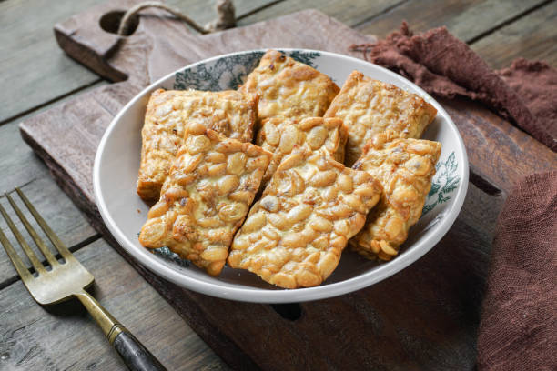 istock Fried Tempeh or Tempe is a traditional Malay dish 1493372904