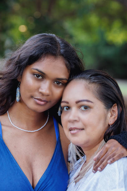 istock Aboriginal Australian Mother And Daughter 1493372908