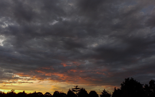 sky with clouds