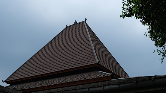 House roof with Javanese style called Joglo