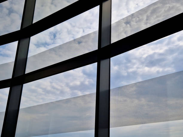 perforated stickers one way vision is to provide an external view of the graphics while maintaining the transparency of the material from the inside. the effect is achieved by dense point punching