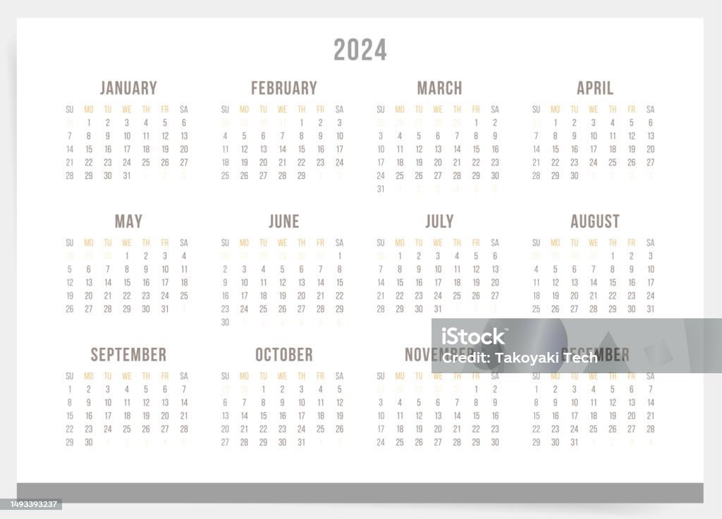 Calendar 2025 Calendar 2025 Week Starts Sunday One Page Horizontal 2025