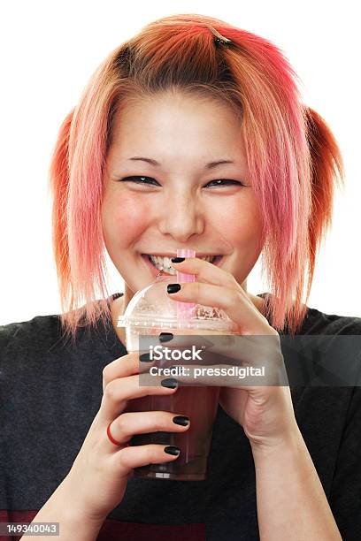 Teenager With Bubble Tea Stock Photo - Download Image Now - Beautiful People, Beauty, Body Adornment