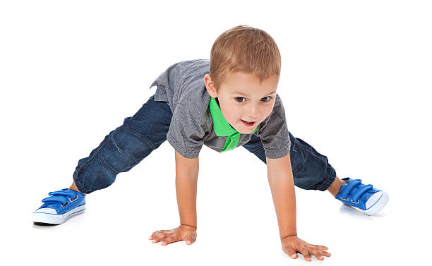 istock Cute little boy fooling around 149340107