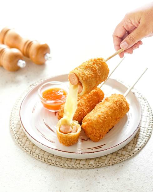 istock Risolle sausage beef with cheese mozarella 1493405296