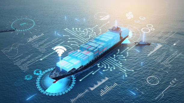 istock AI technology. Global Logistics international delivery concept, World map logistic and supply chain network distribution container Ship running for export import to customs cean concept technology 1493409259