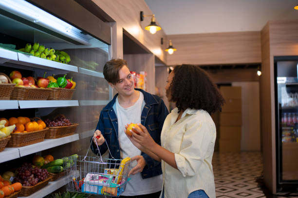 istock Shopping at convenience store. 1493409662