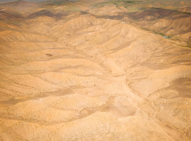 istock Aerial view mountain texture background. Drone view mountain valley. Beautiful view from above surface of mountain hills. 1493412132
