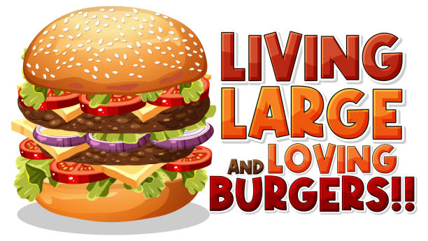 istock Living large and loving burgers icon cartoon 1493414747