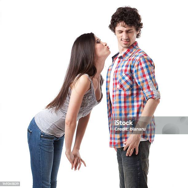 Lets Kiss Stock Photo - Download Image Now - Kissing, Lipstick Kiss, Rejection