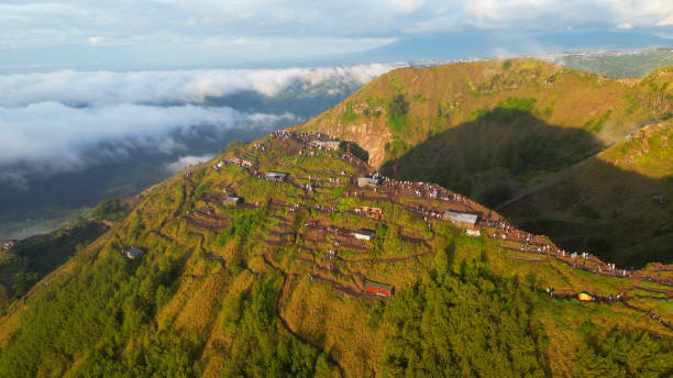 istock Mount Batur is an active volcano in Bali - Indonesia. 1493419159