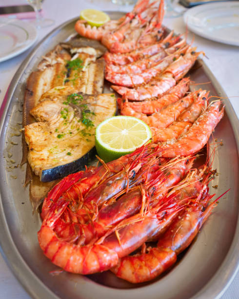 istock A large plate full of fish and shrimp 1493421997