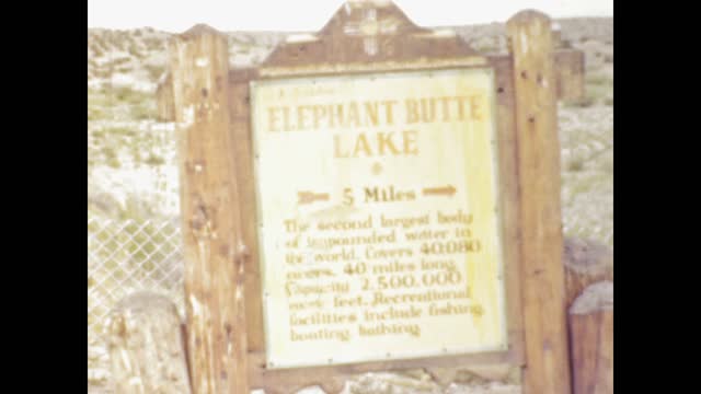 United States 1947, elephant butte lake