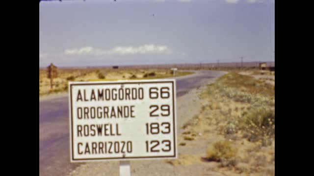United States 1947, New Mexico state line street