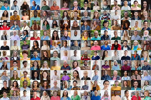 150 Individual Personalities Collage