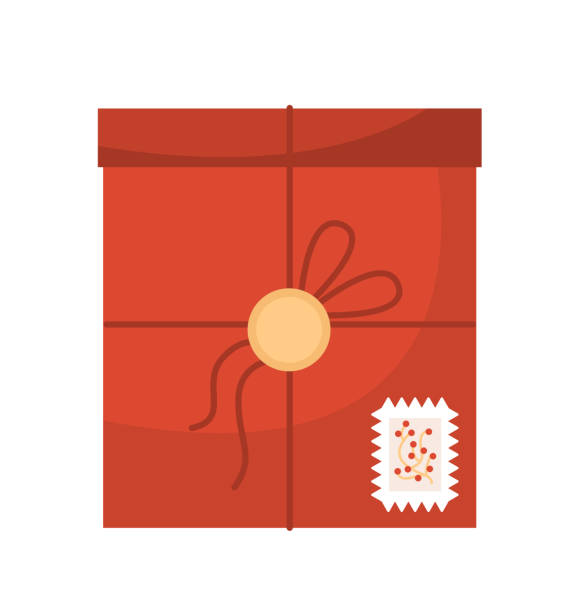 ilustrações, clipart, desenhos animados e ícones de conceito de vetor de envelope vermelho bonito - mail cheerful new surprise