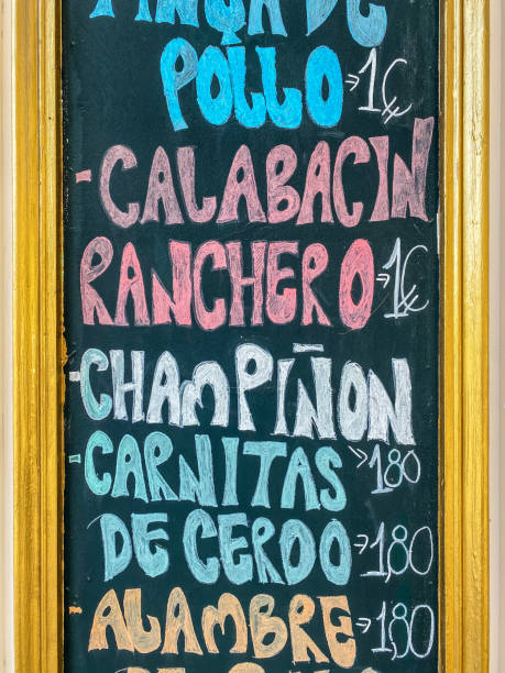 istock Available foods in Mexican restaurant 1493436501