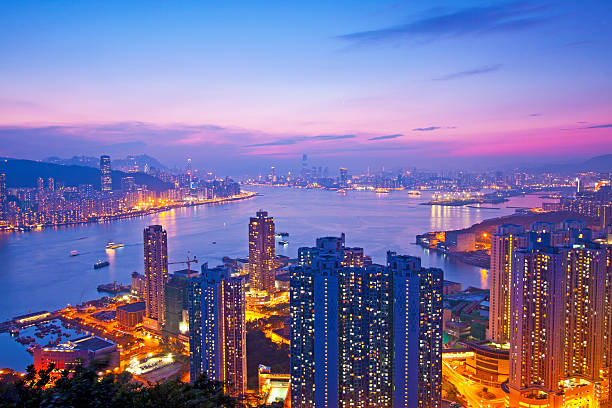 istock Hong Kong at sunset moment 149344003