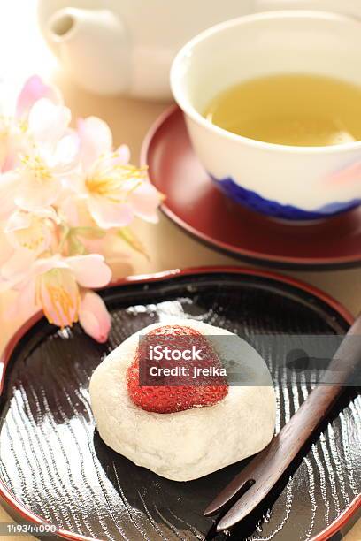 Japanese Confectionery Strawberry Daifuku Stock Photo - Download Image Now - Daifuku Mochi, Dessert - Sweet Food, Drink