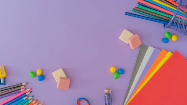 istock colorful school supplies with copy space 1493444220