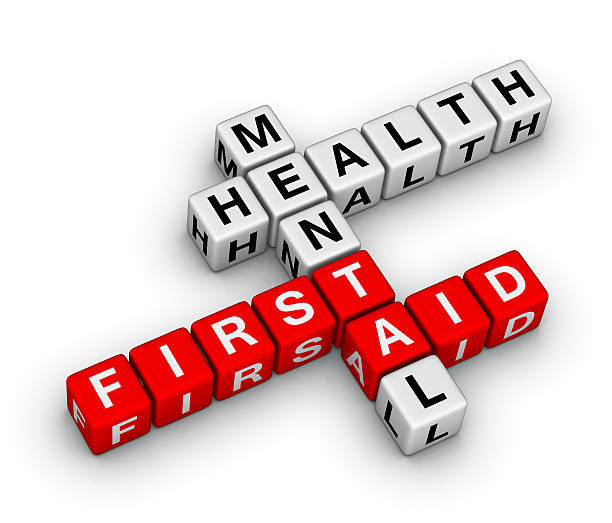 Mental Health First Aid Mental Health First Aid first aid stock pictures, royalty-free photos & images