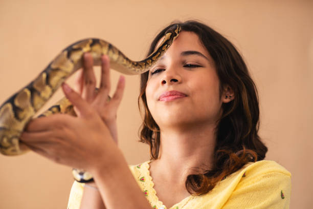 istock Love me love my pet snake 1493449671