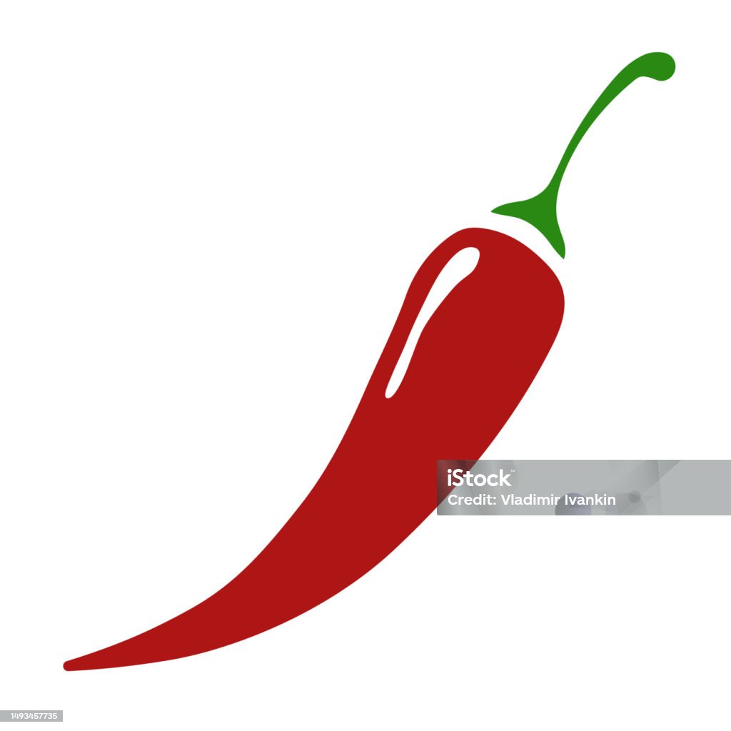 Chilli Vector Hd Chilli Pepper Vector Red Color Isolated Stock Illustration - Download ...