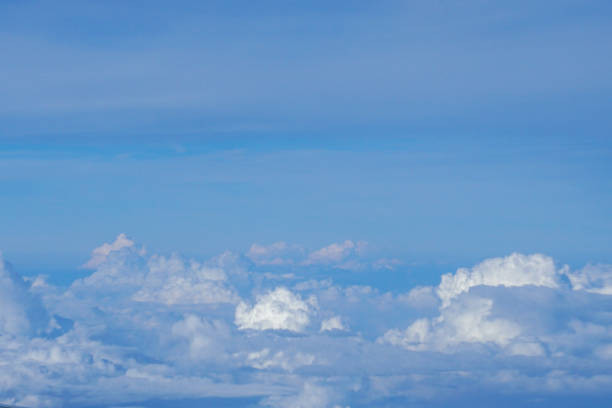 Aerial view of sky and clouds