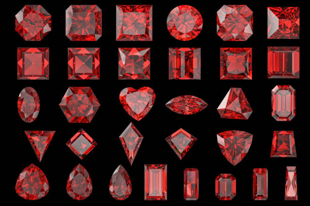 istock red jewels and Red ruby isolated, Red gemstone asy to usered jewels and Red ruby isolated, Red gemstone asy to use 1493471221