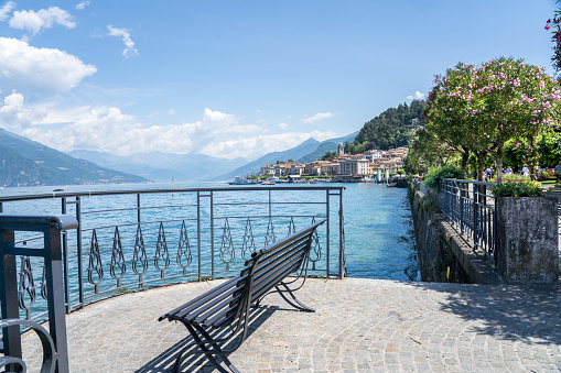 Famous Bellagio village on the Como lake, Italy