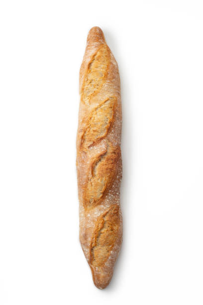 istock Bread: Baguette Isolated on White Background 1493502213