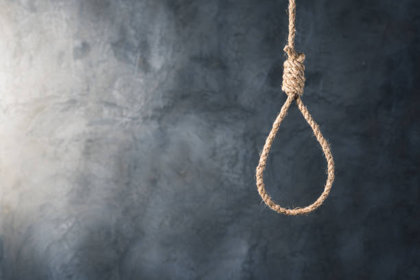 istock the noose against grunge wall background, failure or commit suicide concept 1493506807