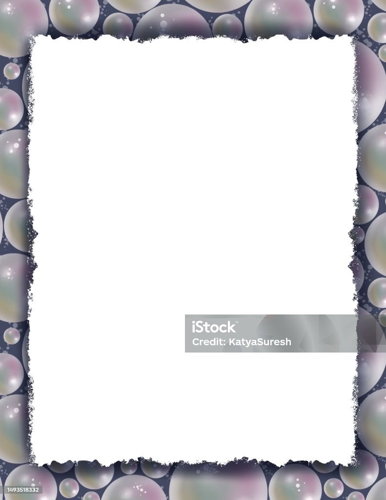 Framework Backdrops Framework Template For Photo Or Invitations With Colorful Bubbles ...