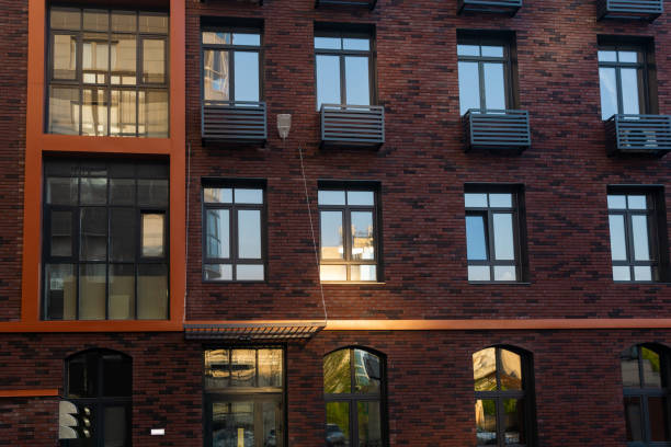 istock cityscape, urban background, facade of modern building 1493525342