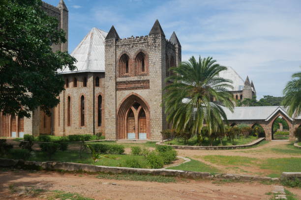 St Peter's Cathedral on Likoma Island in Malawi stock photo