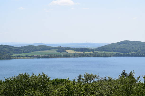 istock Laacher See, high angle view from the north 1493537539