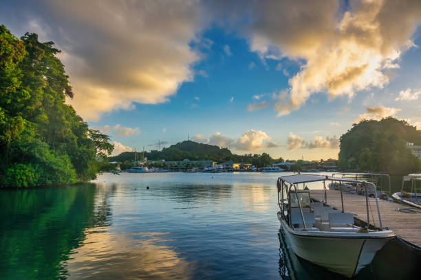 Owia, Charlotte Parish, St Vincent, Saint Vincent and the Grenadines: Owia Salt Pond, located on the northeastern coast of Saint Vincent, is a stunning natural attraction formed by volcanic rock formations that create a protected pool along the shoreline. Filled with seawater from the Atlantic Ocean, the pond offers a pleasant place for swimming and soaking, with its waters believed to have therapeutic properties. Surrounded by dramatic black lava rocks and lush greenery, it provides a breathtaking contrast of natural beauty. Popular among both locals and visitors, the site is also a gateway to Garifuna heritage, as it lies near the community of Owia, known for its rich cultural traditions.