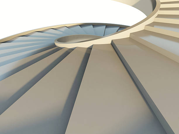 istock Fragment of spiral staircase 149354063