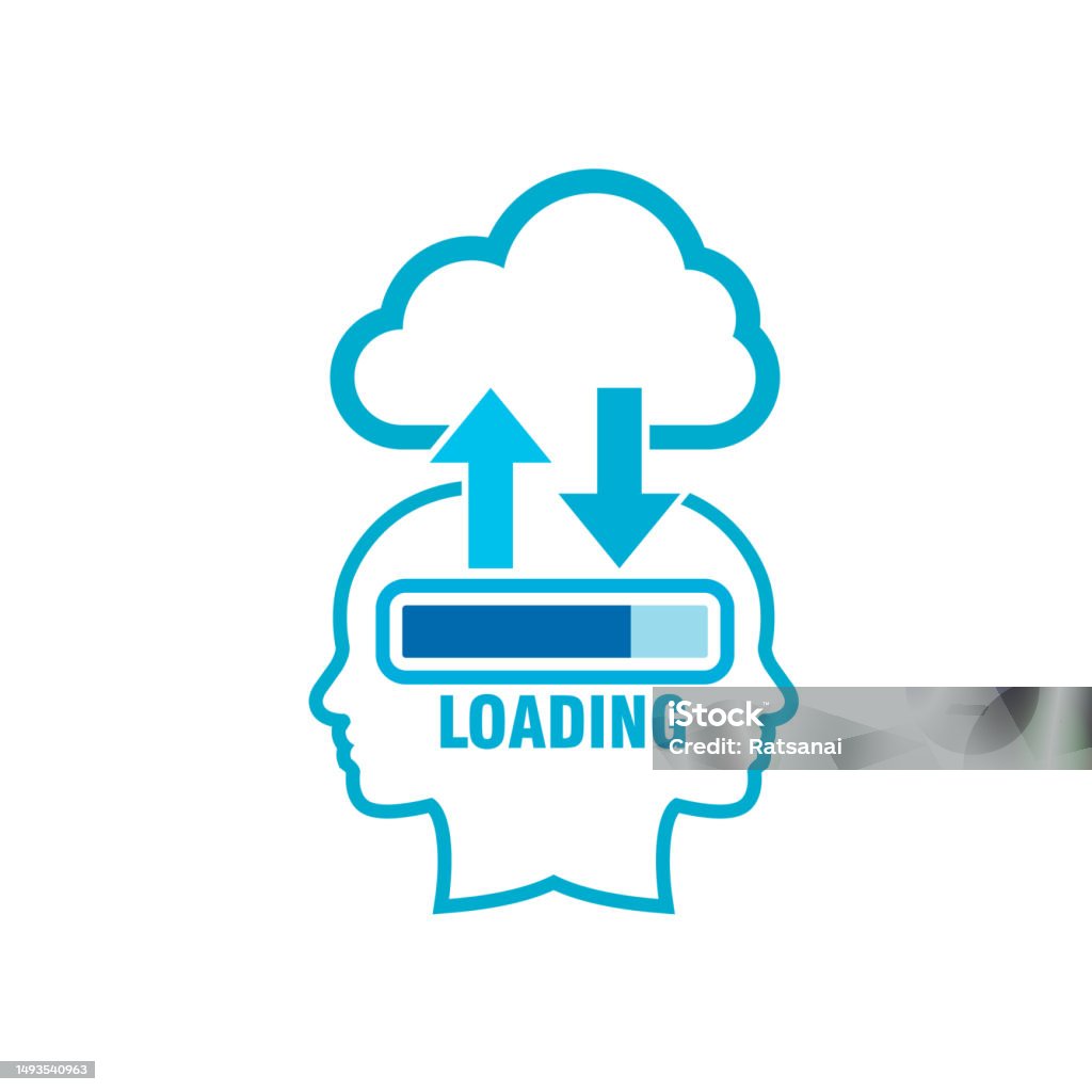 Cloud Loading Stock Illustration - Download Image Now - Backup ...