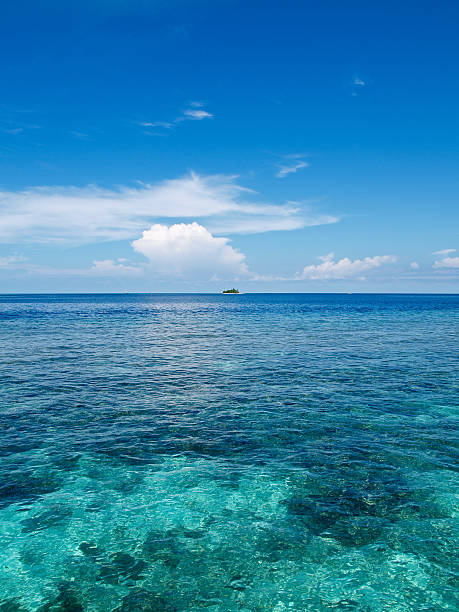 istock Island in the middle of ocean 149354705