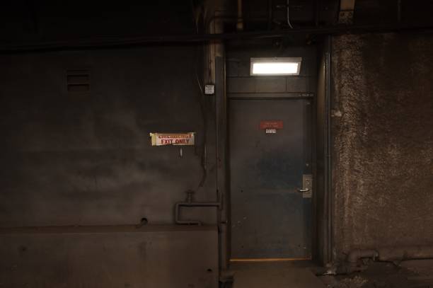 istock steel door at night 1493566204