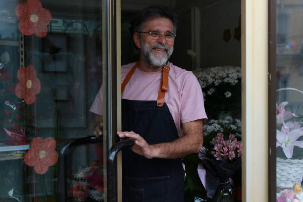istock Welcome to our flower shop 1493573013