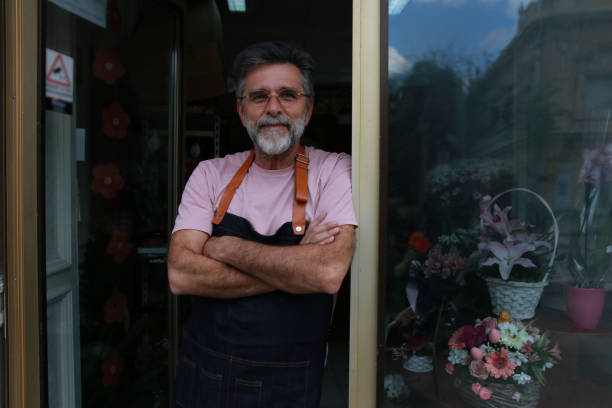 istock Welcome to our flower shop 1493573043