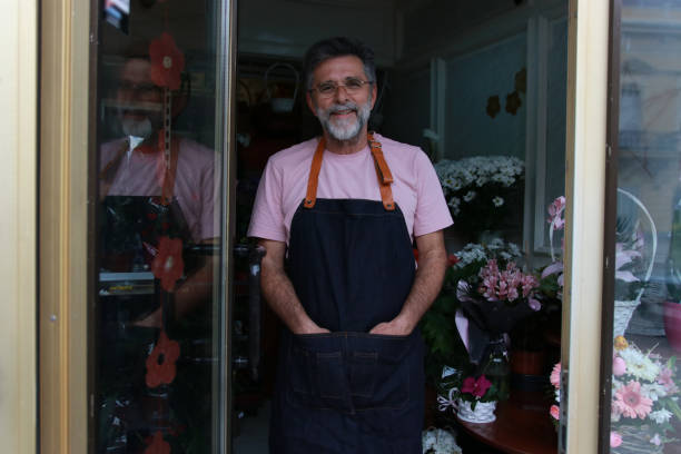 istock Welcome to our flower shop 1493573097