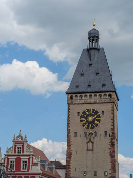 istock Grand clock tower of the Old Gate in Speyer, Germany. 1493580009