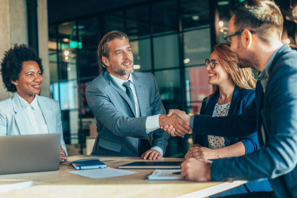 istock Handshake for the new agreement 1493585466