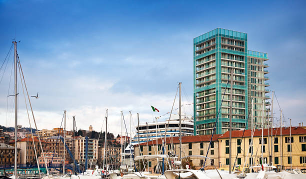 Harbor of Savona, Liguria, Italy