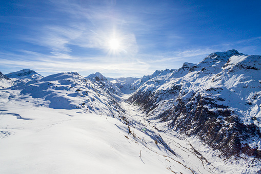 Classic valley in Engadina